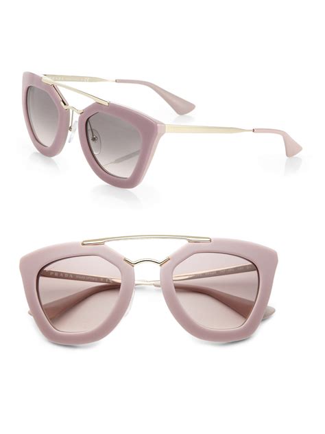 prada transparent sunglasses pink arms|crystal pink Prada glasses.